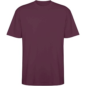 Bull short sleeve unisex oversized t-shirt, plum red