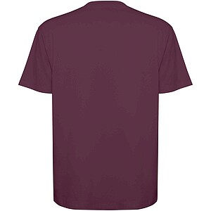 Bull short sleeve unisex oversized t-shirt, plum red