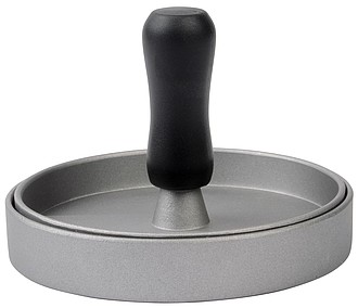 Burger Press "well done", grey