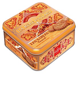 Butter-caramel biscuits Collector Sablés Caramel, tin 250g