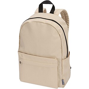 Byron 14" GRS recycled city laptop backpack 16L, oatmeal