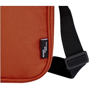 Byron GRS recycled crossbody bag 2L, brick