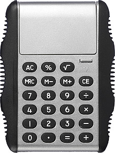 Calculator with rubber sidesSilver