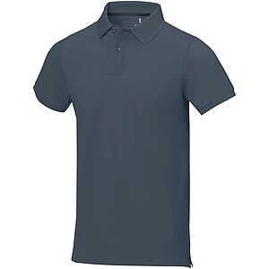 Calgary short sleeve mens polo, hale blue