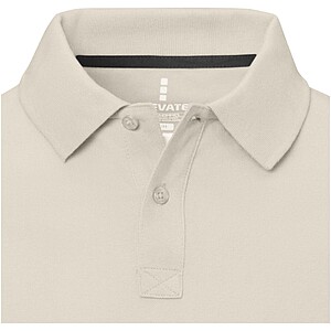 Calgary short sleeve mens polo, sandstone