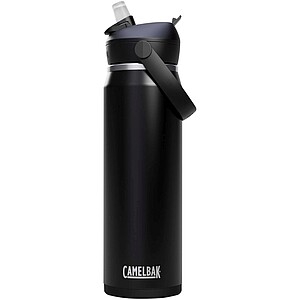 Camelbak® Thrive Flip VSS 750 ml vacuum insulated stainless steel water bottle with flip straw, solid black