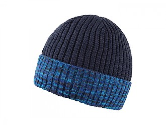 Camouflage winter hat, blue