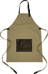 Canvas apron (450 gsm) Maria, beige