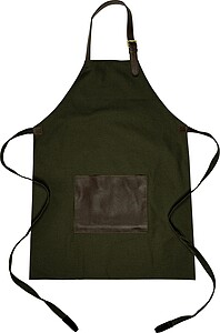 Canvas apron (450 gsm) Maria, green
