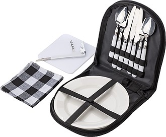 Canvas picnic travel pouch