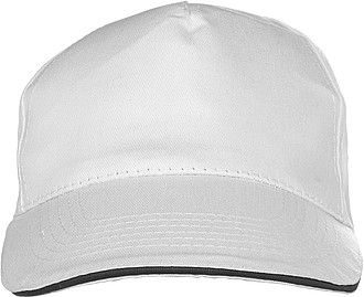 Cap with sandwich peakWhite