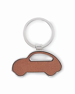 Car shaped key ring, brown