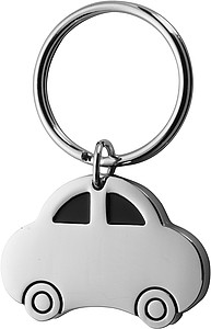 Car shaped metal key holderSilver