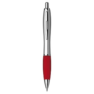 Cardiff ballpen with blue ink.Red