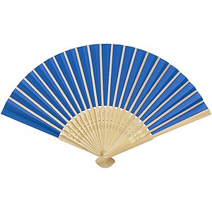 Carmen hand fan, aqua blue