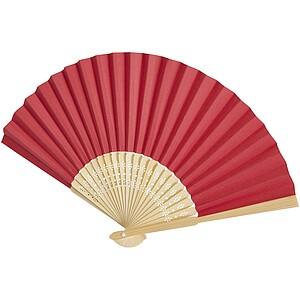 Carmen hand fan, red