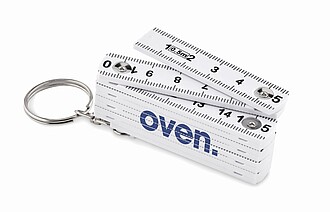 Carpenters ruler key ring 50cm