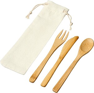 Celuk bamboo cutlery set - Natural