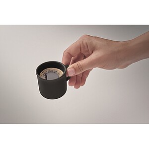 Ceramic espresso cup 40 ml, black