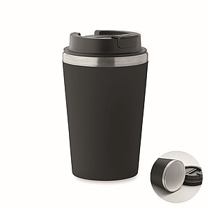 Ceramic lining tumbler 350 ml, black