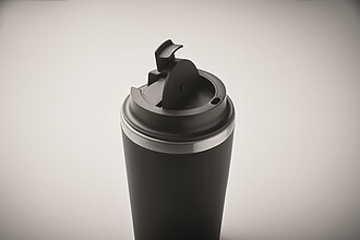 Ceramic lining tumbler 350 ml, black