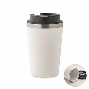 Ceramic lining tumbler 350 ml, white