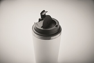 Ceramic lining tumbler 350 ml, white