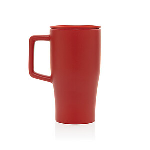 Ceramic mug 490ml, red