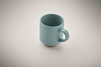 Ceramic stackable mug 170 ml, petrol