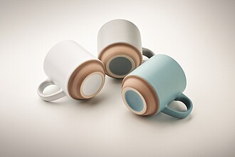 Ceramic stackable mug 170 ml, petrol