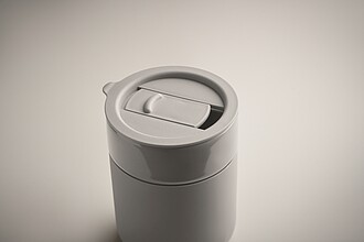 Ceramic tumbler 330 ml, grey