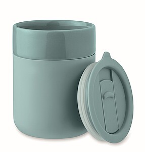 Ceramic tumbler 330 ml, petrol