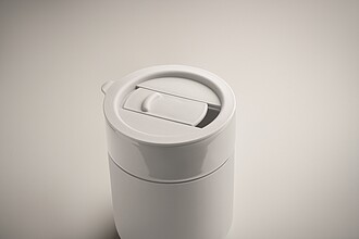 Ceramic tumbler 330 ml, white