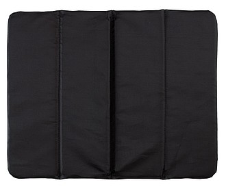 Chair cushion "Perfect place", 3 times foldable,colour black