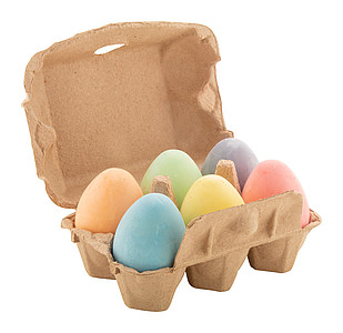 chalk eggs