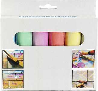 Chalk in six different colours.Various