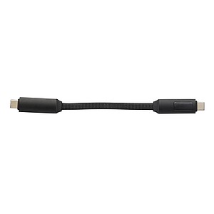 Charging and data transfer cable, black