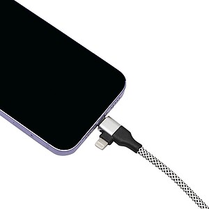 Charging and data transfer cable , silver