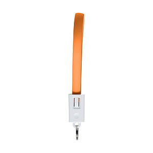 Charging cable and key holder in one