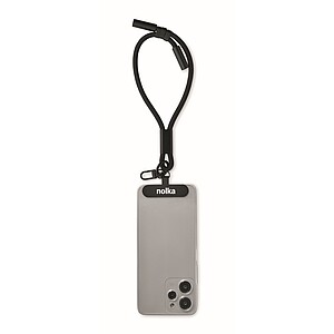 Charging phone wrist strap 60W, black