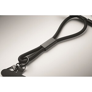 Charging phone wrist strap 60W, black