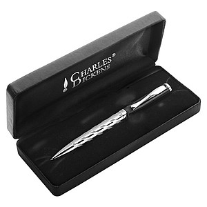 Charles Dickens metal ballpen Black