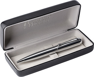 Charles Dickens metal ballpen Silver