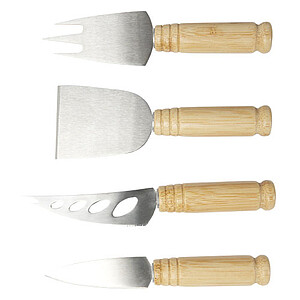 Cheds 4-piece bamboo cheese set