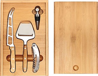 Cheese and wine set