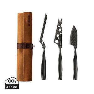 Cheese Knife Set Monaco+ Black, black