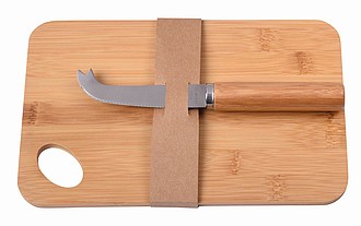 Cheese set "Bamboo Cheesy", w. knife