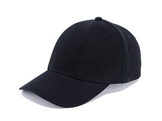 CHRIS six panel cap, black