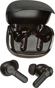 ChrisMa bluetooth headphones with rechargeable case, black