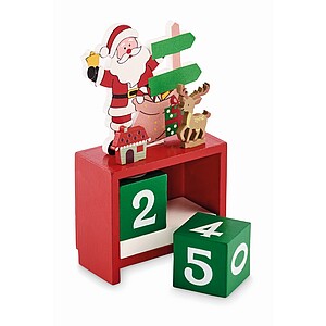 Christmas countdown calendar, mix colour